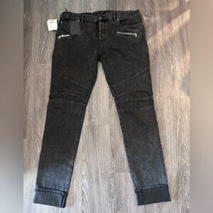 Balmain Slim Fit Ribbed Jeans New W/Tags